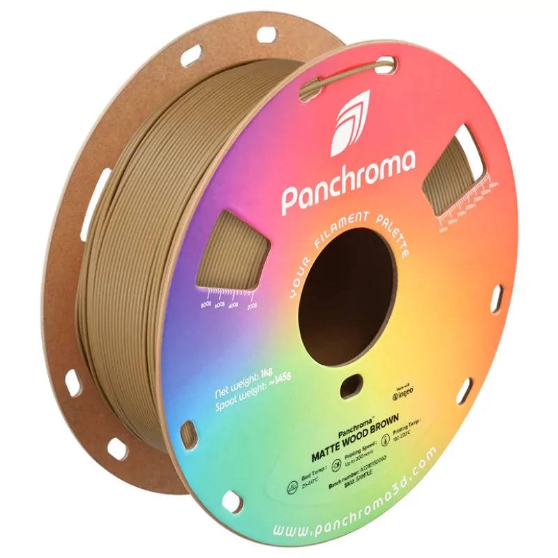 Panchroma™ PLA Matte Wood Brown - 1.75mm - 1kg Panchroma™ PLA Matte Wood Brown - 1.75mm - 1kg