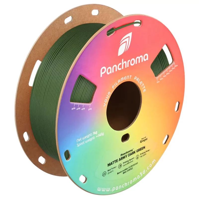 Panchroma™ PLA Matte Army Dark Green - 1.75mm - 1kg Panchroma™ PLA Matte Army Dark Green - 1.75mm - 1kg
