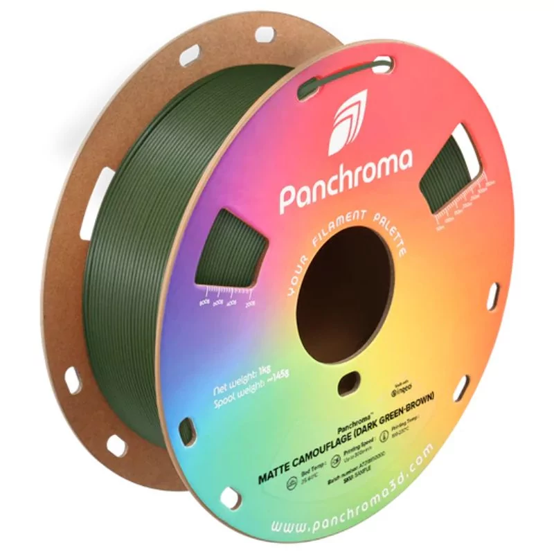 Panchroma™ PLA Dual Matte Camouflage (Dark Green-Brown) - 1.75mm - 1kg Panchroma™ PLA Dual Matte Camouflage (Dark Green-Brown) - 1.75mm - 1kg