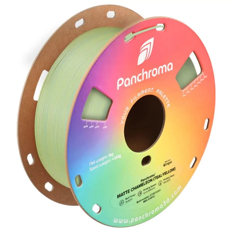 Panchroma™ PLA Dual Matte Chameleon (Teal-Yellow) - 1.75mm - 1kg Panchroma™ PLA Dual Matte Chameleon (Teal-Yellow) - 1.75mm - 1kg
