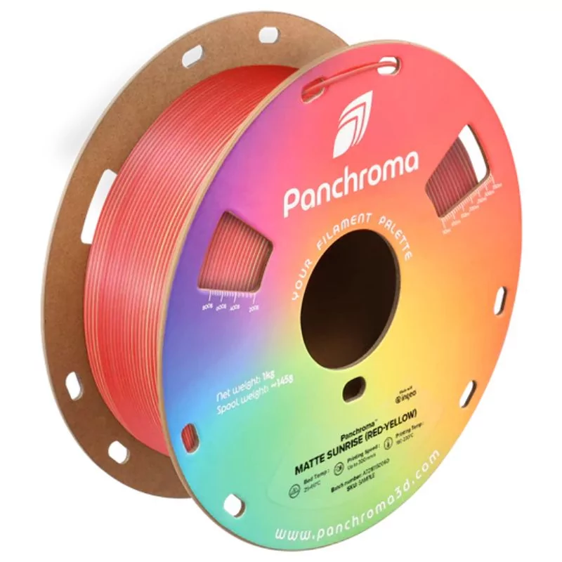 Panchroma™ PLA Dual Matte Sunrise (Red-Yellow) - 1.75mm - 1kg Panchroma™ PLA Dual Matte Sunrise (Red-Yellow) - 1.75mm - 1kg
