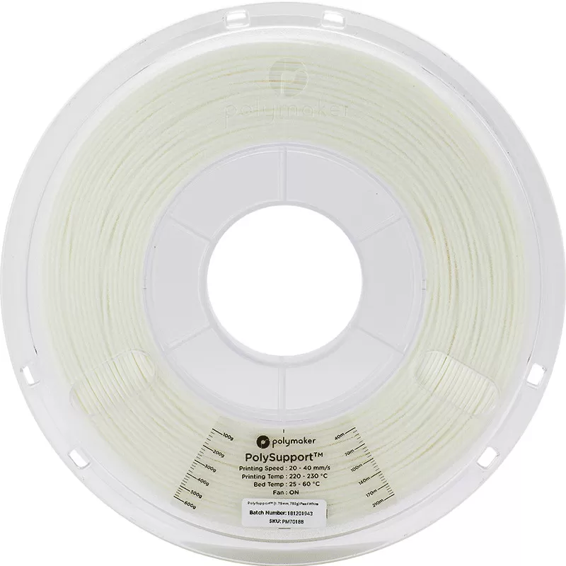 PolySupport Blanc perle - 1.75mm - 750 g (2) PolySupport Blanc perle - 1.75mm - 750 g (2)