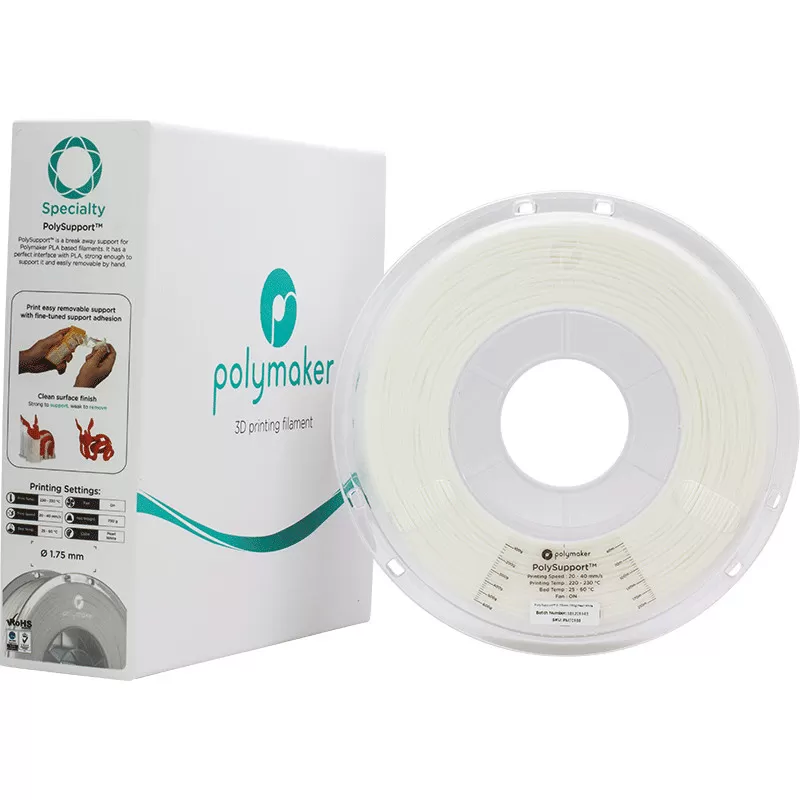 PolySupport Blanc perle - 1.75mm - 750 g (5) PolySupport Blanc perle - 1.75mm - 750 g (5)