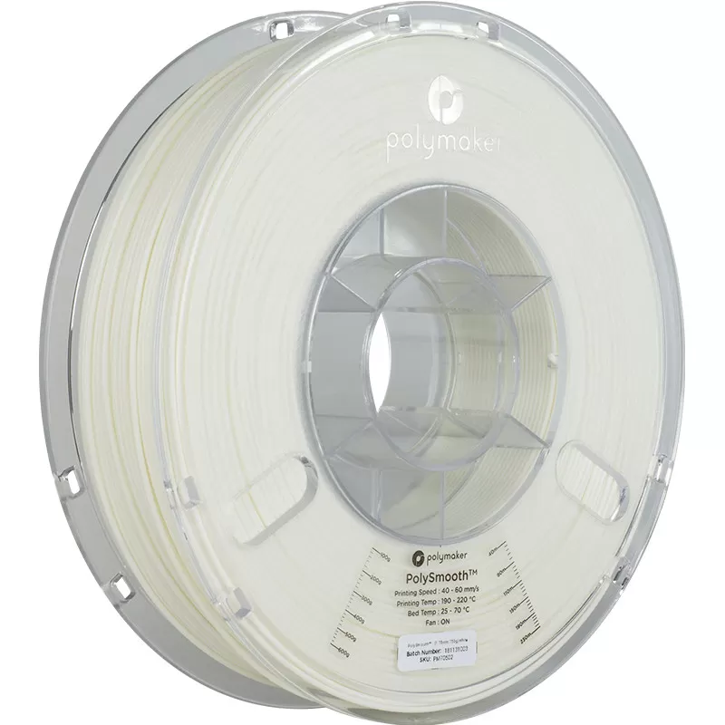 PolySmooth Blanc - 1.75mm - 750 g PolySmooth Blanc - 1.75mm - 750 g