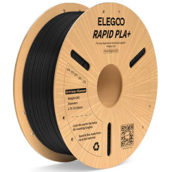 Elegoo Rapid PLA+ Preto - 1.75mm - 1kg