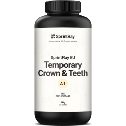 Resina SprintRay EU Coroa Temporária & Dentes A1 - 1kg