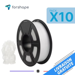 Pack x10 ecoPETG Branco Forshape - 1,75 mm - 10 kg