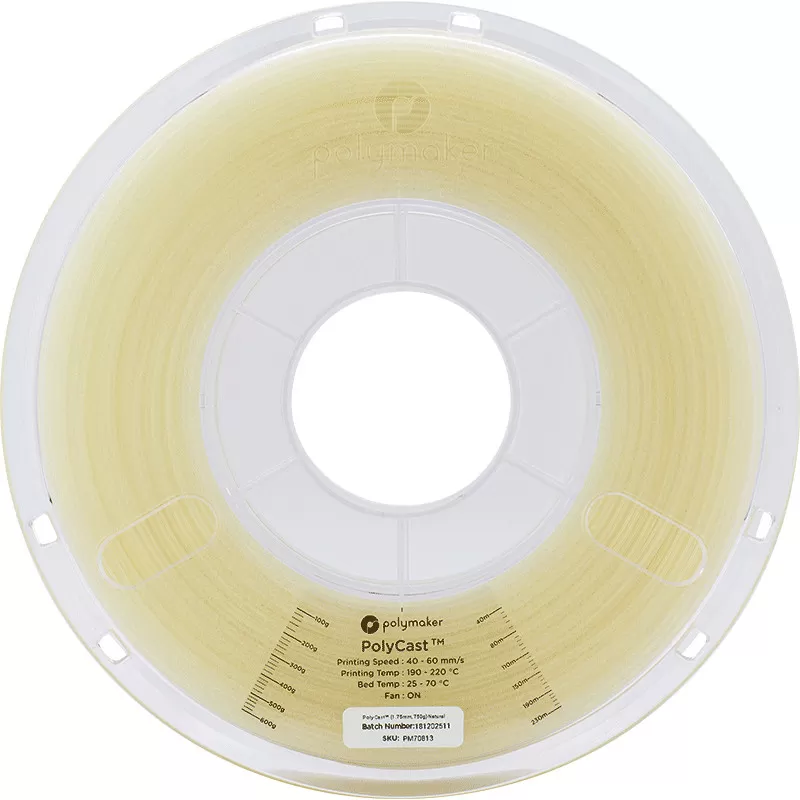 PolyCast Naturel - 1.75mm - 750 g (2) PolyCast Naturel - 1.75mm - 750 g (2)