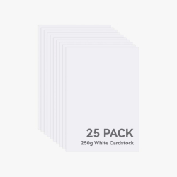 Papel cartão A4 250g (x25), Bambu Lab
