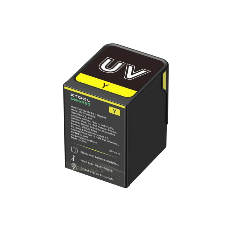 Tinta UV Amarelo 125ml xTool Selected
