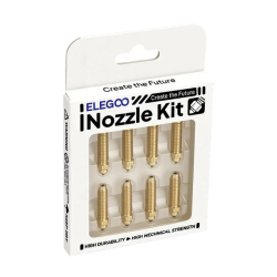 Kit de bicos em latão / aço temperado de 0,4 mm, série Elegoo Centauri Carbon