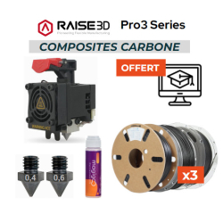 Pack composto de carbono para Raise3D Pro3