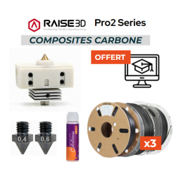 Pacote de compósito de carbono para Raise3D Pro2