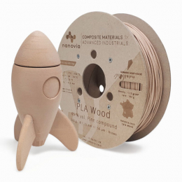 Nanovia - PLA Madeira: compósito de pinho 45% - 1,75mm - 500 g