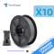 Pack x10 PLA Forshape ecoPLA Cinza - 10 Kg - 1.75mm