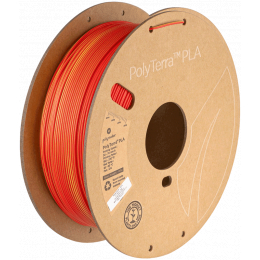 PolyTerra PLA Dual Vermelho Amarelo (Sunrise) - 1,75 mm - 1 kg