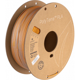 PolyTerra PLA Dual Cinza Laranja (Foggy Orange) - 1.75mm - 1 kg
