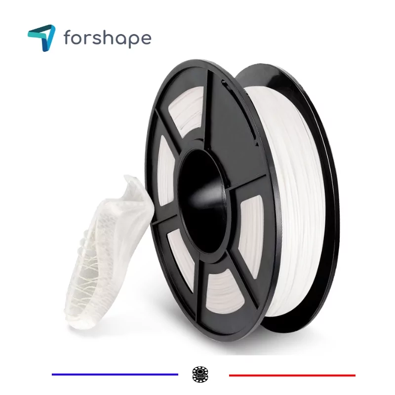 ecoTPU Blanc Forshape - 1.75mm - 1 kg ecoTPU Blanc Forshape - 1.75mm - 1 kg