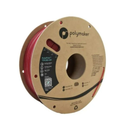 PolyFlex TPU-95A High Speed Vermelho Translúcido - 1.75mm - 1 kg