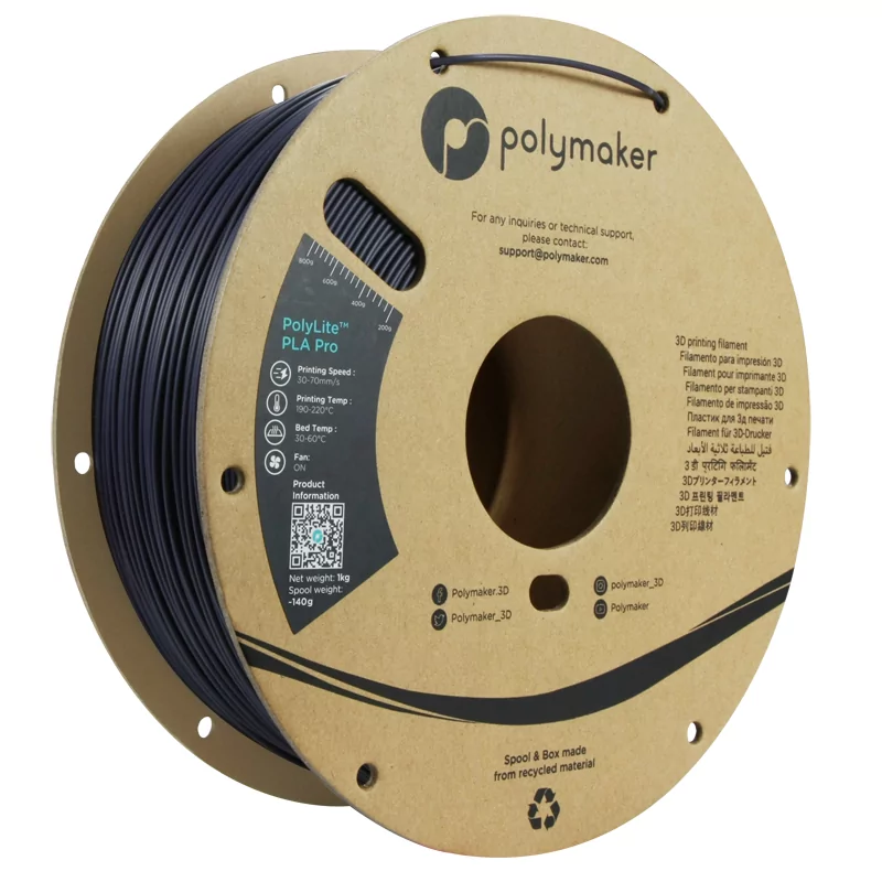 PolyLite PLA Pro Dark Purple - 1.75mm - 1 kg PolyLite PLA Pro Dark Purple - 1.75mm - 1 kg