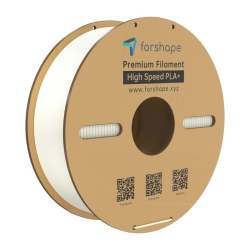 PLA+ Forshape Branco de alta velocidade - 1,75 mm - 1 kg