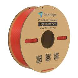 High-Speed PLA+ Vermelho Forshape - 1.75 mm - 1 kg