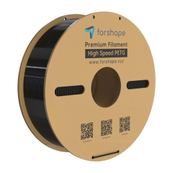 PETG HF (High-Speed) Preto Forshape - 1.75 mm - 1 kg