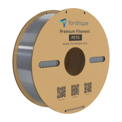 Forshape Premium PETG Prata – 1,75mm – 1Kg