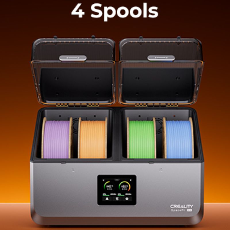 Creality Space Pi X4 Secador de filamentos para 4 bobinas