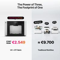 Impressão 4 em 1 xTool O1 Omni Printer UV&DT Rotary Bundle