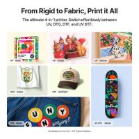 Impressão UV sobre materiais rígidos xTool O1 Omni Printer Dual UV Versatile Bundle