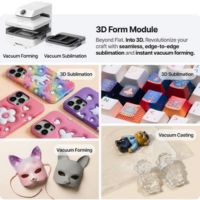 Criação de moldes xTool WonderPress 3D Form