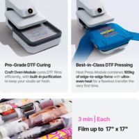 Cura DTF módulo Craft Oven xTool WonderPress