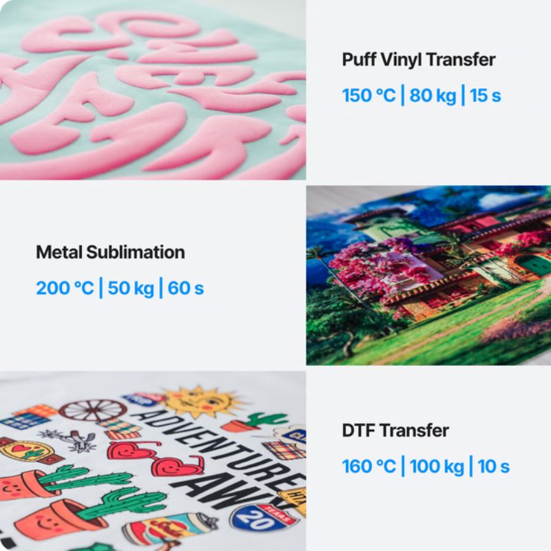 Criatividade e materiais especiais xTool WonderPress All-in-One Bundle