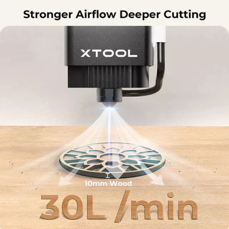 Fluxo ajustável Air Assist M1 xTool
