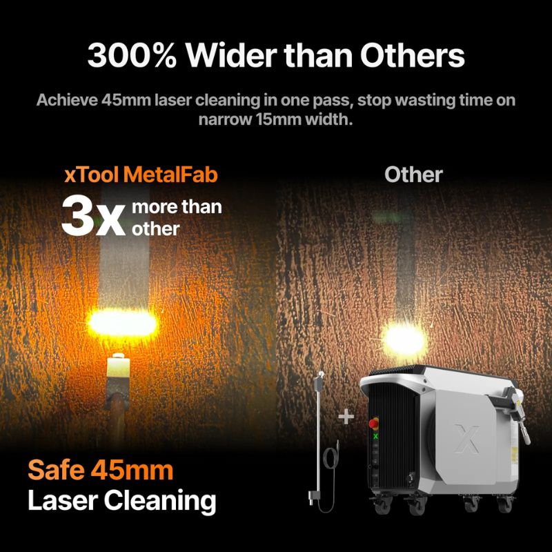 Acessório de Limpeza a Laser MaxClean™, xTool MetalFab