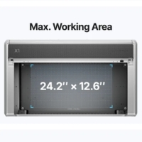 xTool X1 com área de gravação de 615 × 320 mm