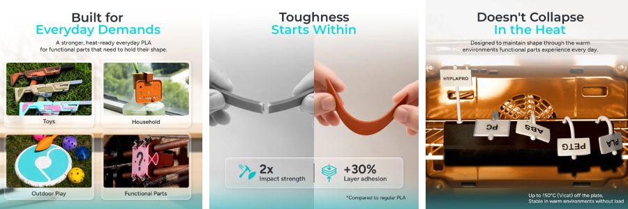 Polymaker HT-PLA Pro applications