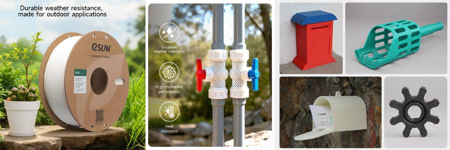 eSun ASA+ Filament Cinza