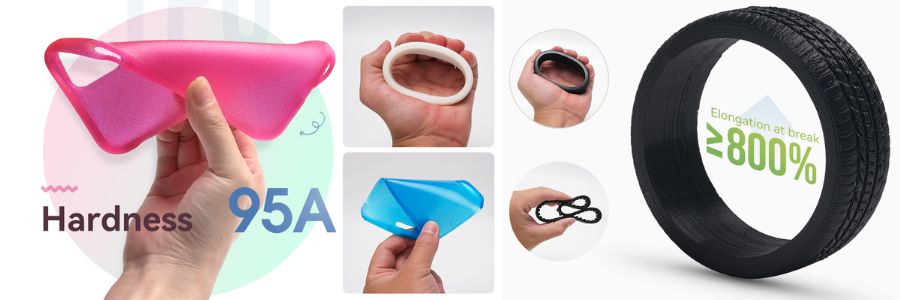 eSun TPU‑95A Filamento Preto