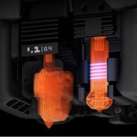 Câmara ativa e bico a 350°C