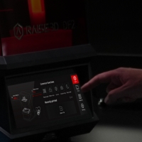 Raise3D DF2 – Tela tátil