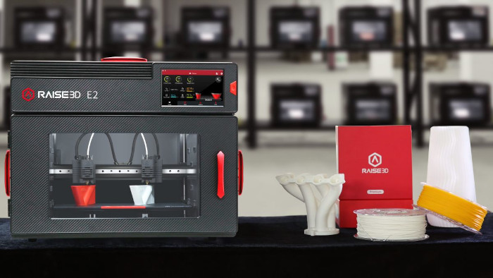Raise3D E2 materiais compatíveis