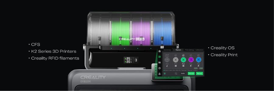 Impressão multicolor com a Creality K2 Pro Combo