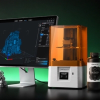 Formato compacto da impressora 3D de resina Creality HALOT-X1 Neo