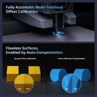 Flashforge Creator 5 Pro calibração automática multi cabeçote impressão 3D