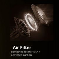 Filtro HEPA e de carvão ativado