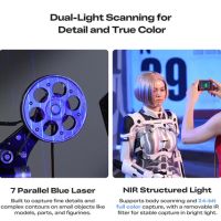Tecnologia de laser azul paralelo de 7 linhas do Creality Pika