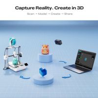 Aplicações Scan to CAD Scan to Print e Scan to Create com o Creality Pika