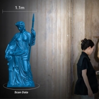 Calibração rápida do scanner 3D EinScan Trak